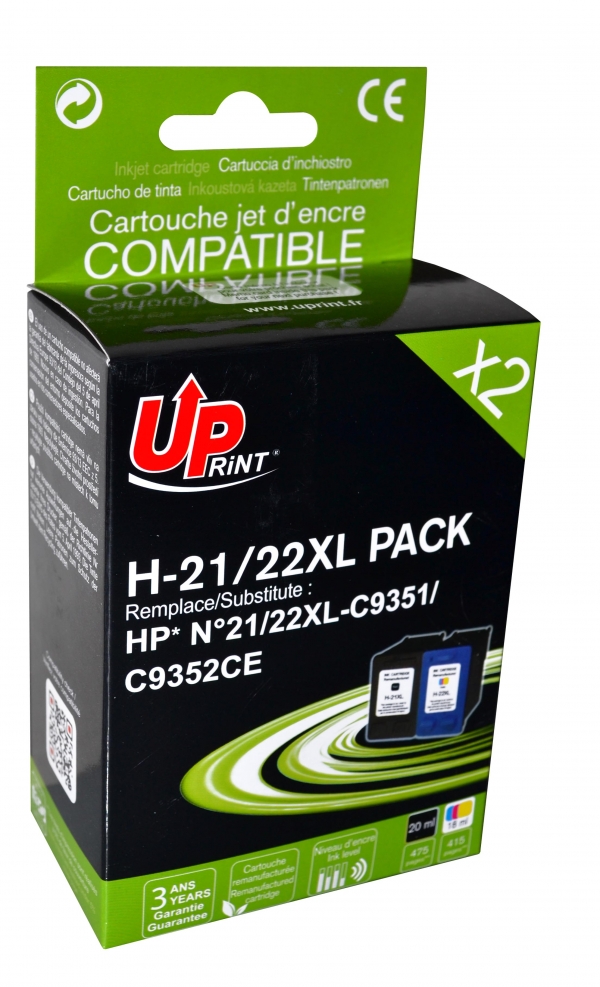 HP 21XL 22XL Uprint